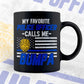 My Favorite Police Officer Calls Me Bumpa Father's Day Editable Vector T shirt Design in Ai Png Svg Files.