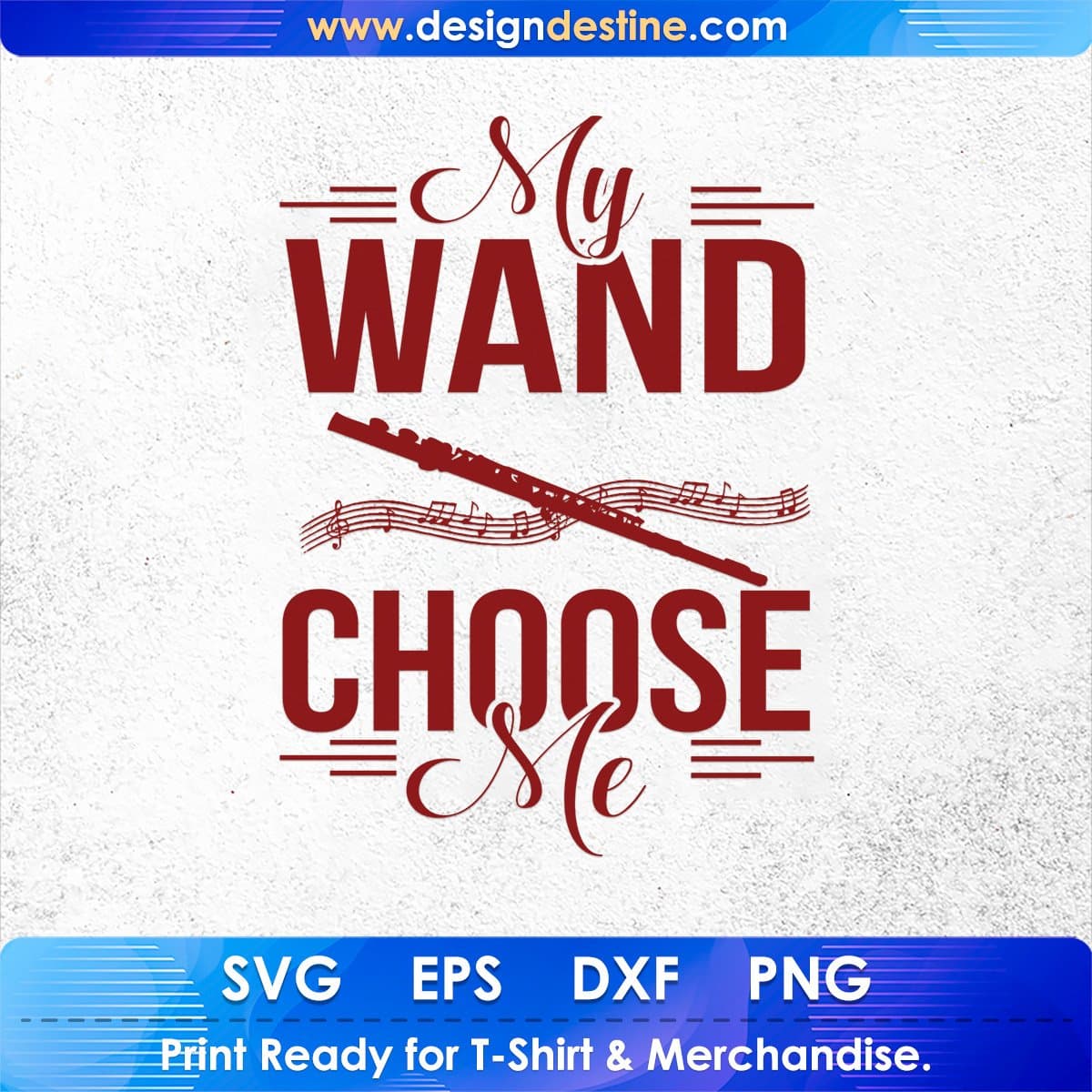 My Wand Choose Me T shirt Design In Svg Png Cutting Printable Files