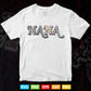 Nana Grandma From Grandkids Svg T shirt Design.