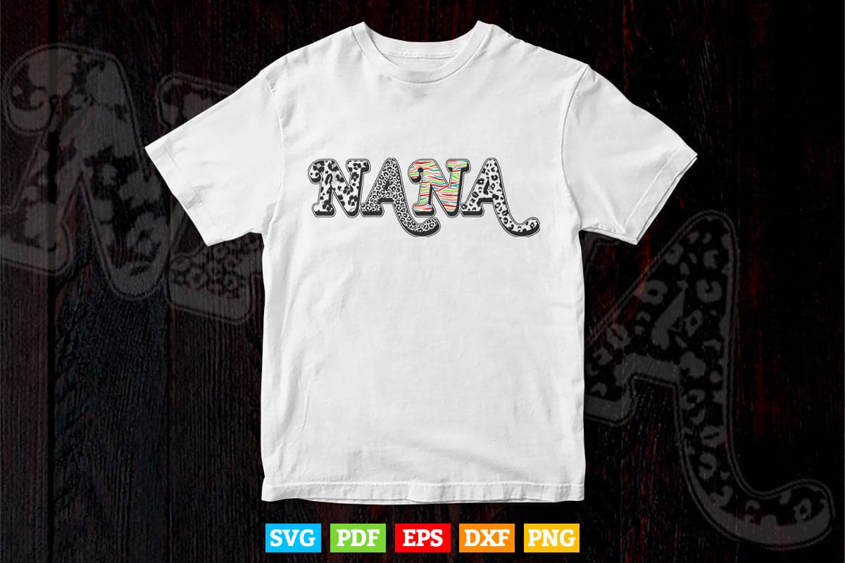 Nana Grandma From Grandkids Svg T shirt Design.