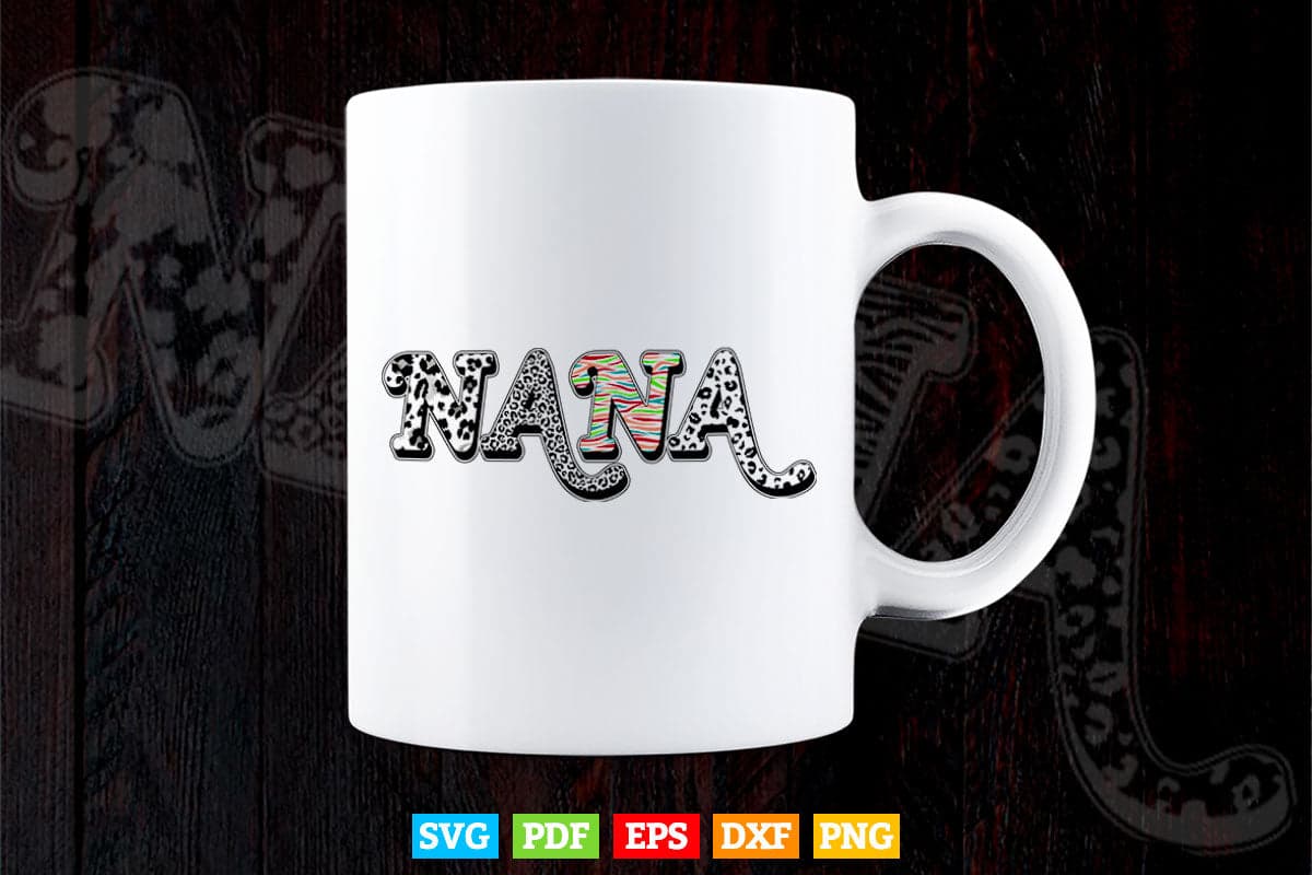 Nana Grandma From Grandkids Svg T shirt Design.