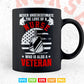 Never Underestimate The love of a Who is also a Veteran 4th of July Svg T shirt Design.