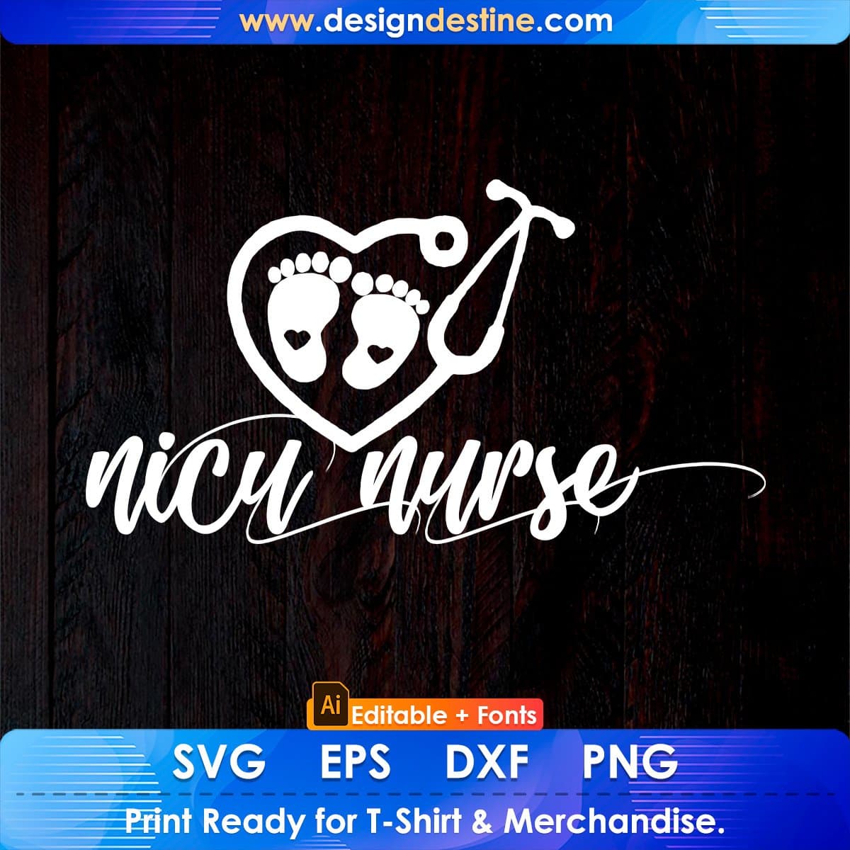 NICU Nurse Newborn Baby Care Nursing Editable T shirt Design In Ai Svg Files