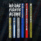 No One Fights C First Responder Dispatcher EMS Corrections Police Fire Military Unity American Flag Editable Vector T shirt Design in Ai Png Svg Files
