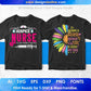 Nurse 50 Editable T-shirt Designs Bundle Part 1