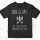 Nursicorn Like A Normal Nurse Only More Awesome Editable T shirt Design In Ai Svg Files