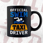 Official Swim Taxi Driver Editable Vector T-shirt Design in Ai Svg Png Files