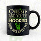 One Sip And You Are Hooked Oooh Wee Sweet Tea Drinking Vector T-shirt Design in Ai Svg Png Files