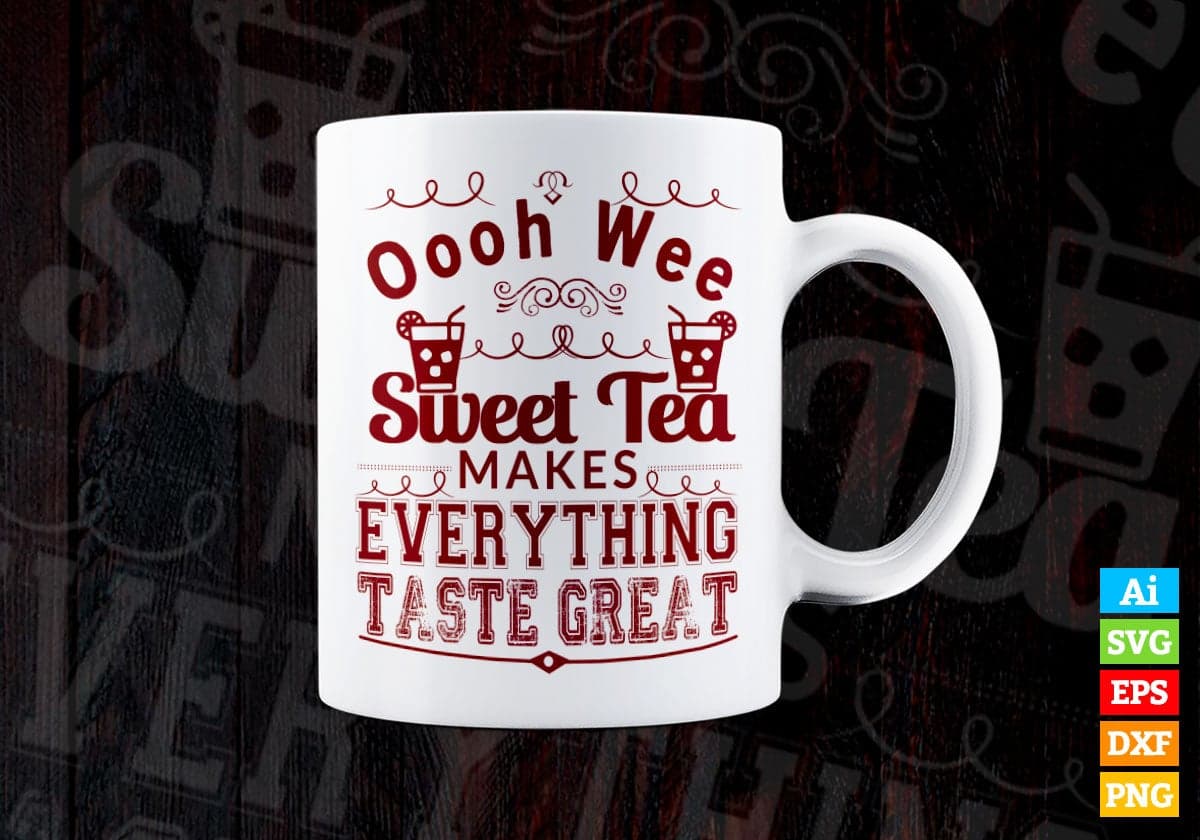 Oooh Wee Makes Everything Taste Great Vector T-shirt Design in Ai Svg Png Files