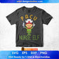 PACU Nurse Elf Cute Christmas Nursing Gift Post Anesthesia Editable T shirt Design In Ai Svg Files