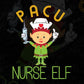 PACU Nurse Elf Cute Christmas Nursing Gift Post Anesthesia Editable T shirt Design In Ai Svg Files