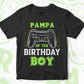 Pampa Of The Birthday Boy With Video Gamer Editable Vector T-shirt Design in Ai Svg Files