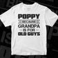 Pappy Because Grandpa Is For Old Guys Editable T shirt Design In Ai Png Svg Cutting Printable Files