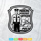 Parking Enforcement Officer Police Uniform PEO Meter Maid Svg Digital Files.
