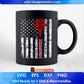 Patriotic American USA Flag Registered Nurse Gift Editable T shirt Design In Ai Svg Files