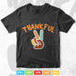 Peace Hand Sign Thankful Turkey Thanksgiving Svg Png Cut Files.