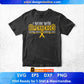 Pediatric Oncology Rn Nurse Oncologist Ribbon Editable T shirt Design In Ai Svg Files