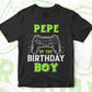Pepe Of The Birthday Boy With Video Gamer Editable Vector T-shirt Design in Ai Svg Files