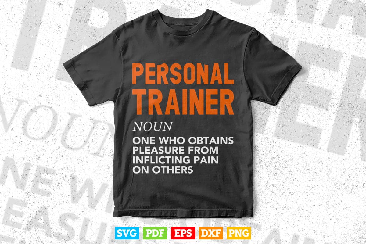 Personal Trainer Definition Svg Digital Files.