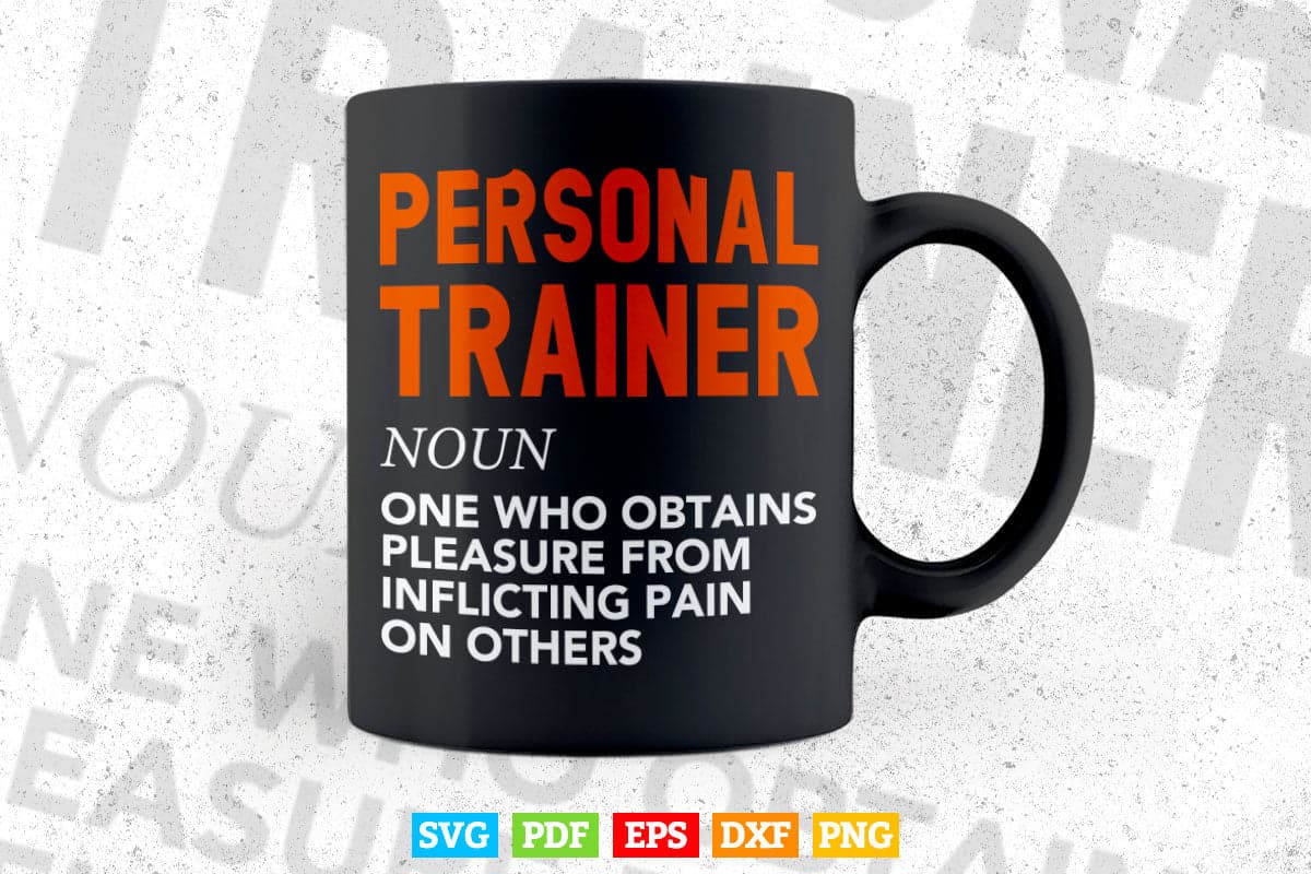 Personal Trainer Definition Svg Digital Files.