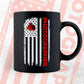 Photographer USA Flag Proud Professions Gift Editable Vector T-shirt Design in Ai Svg Files