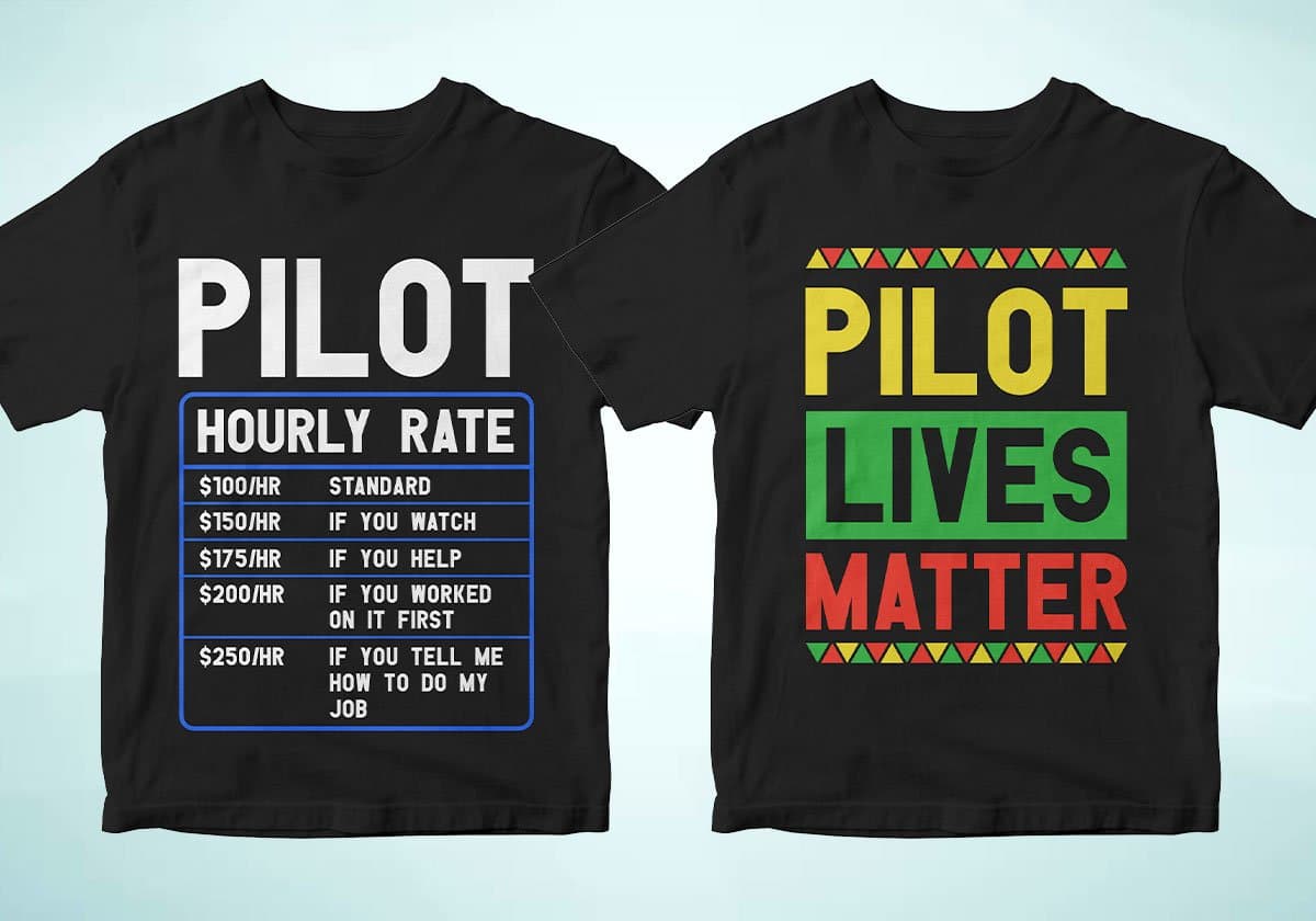 PILOT MART ユニークデザイン Tシャツ 【公式通販】