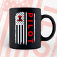 Pilot USA Flag Proud Professions Gift Editable Vector T-shirt Design in Ai Svg Files