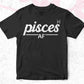 Pisces AF T shirt Design In Svg Png Cutting Printable Files