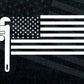 Plumber American Flag Plumbing Vector T shirt Design in Ai Png Svg Files.