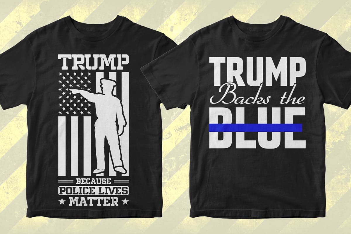 Law Enforcement & Police 50 Editable T-shirt Designs Bundle Part 2