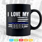 Police Officer Daddy Law Enforcement Toddler Svg Cricut Files.