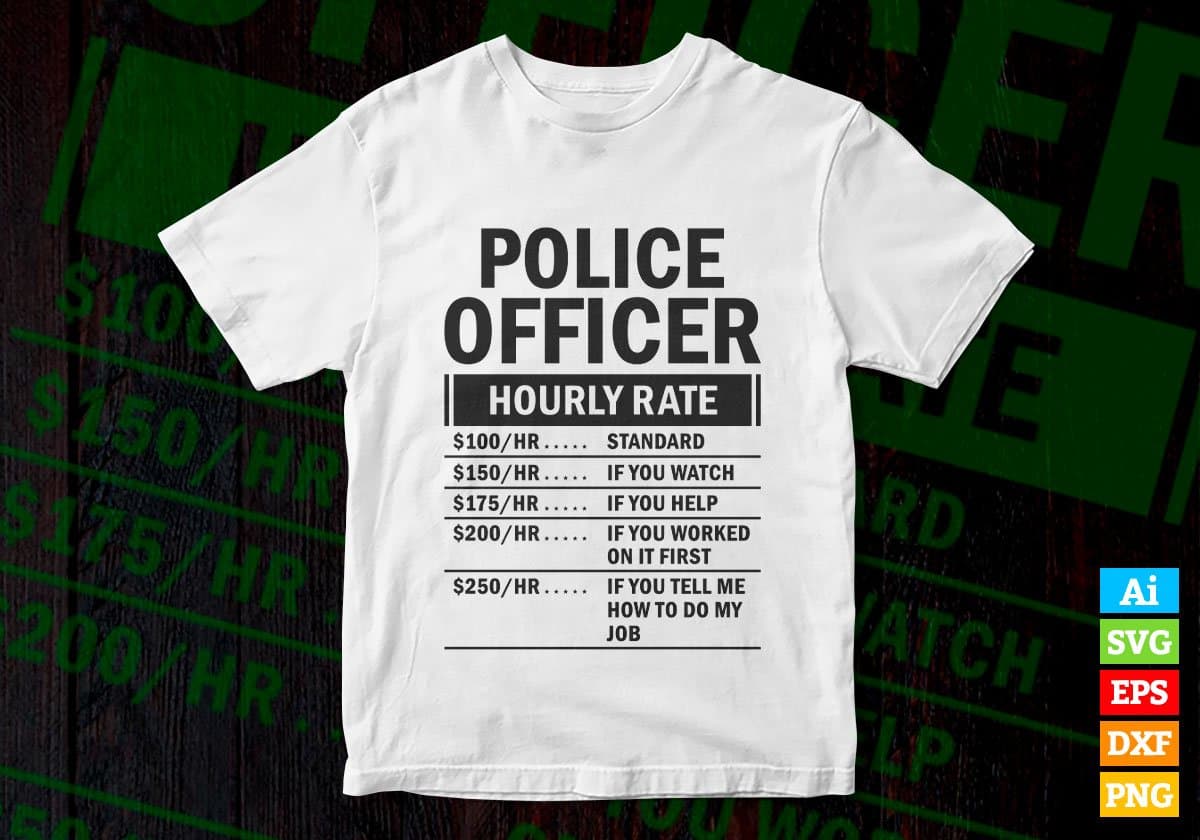 police-officer-hourly-rate-vector-t-shirt-design-in-svg-files