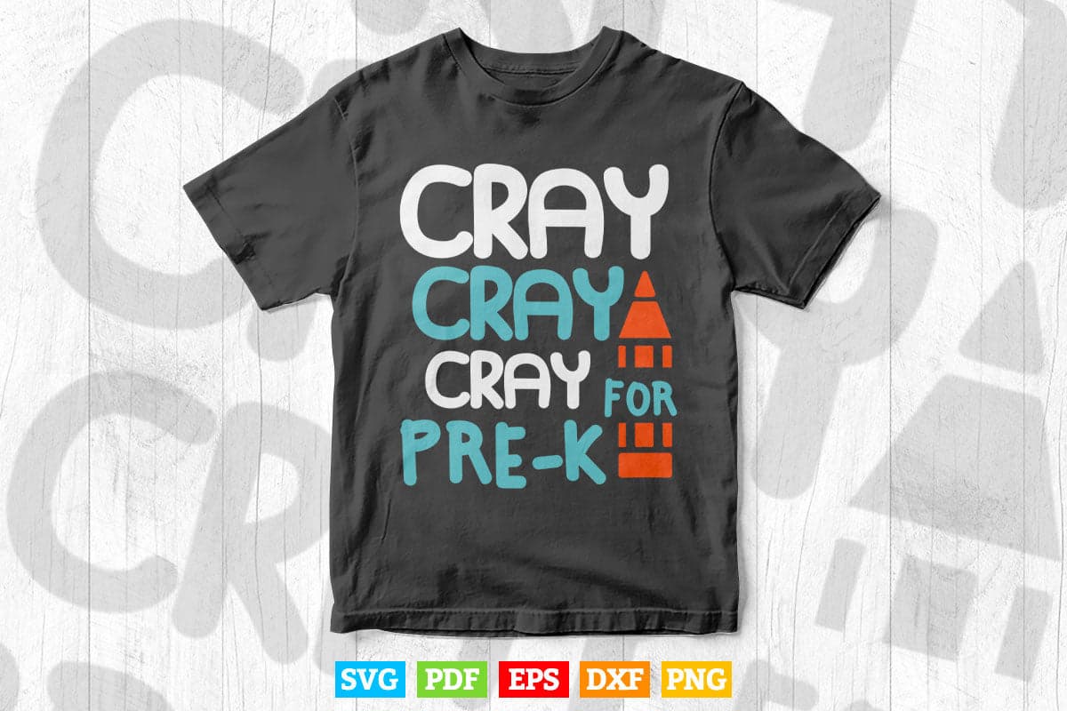 Pre-k Cary School Life Vector T shirt Design Png Svg Cut Files