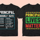 Principal 25 Editable T-shirt Designs Bundle