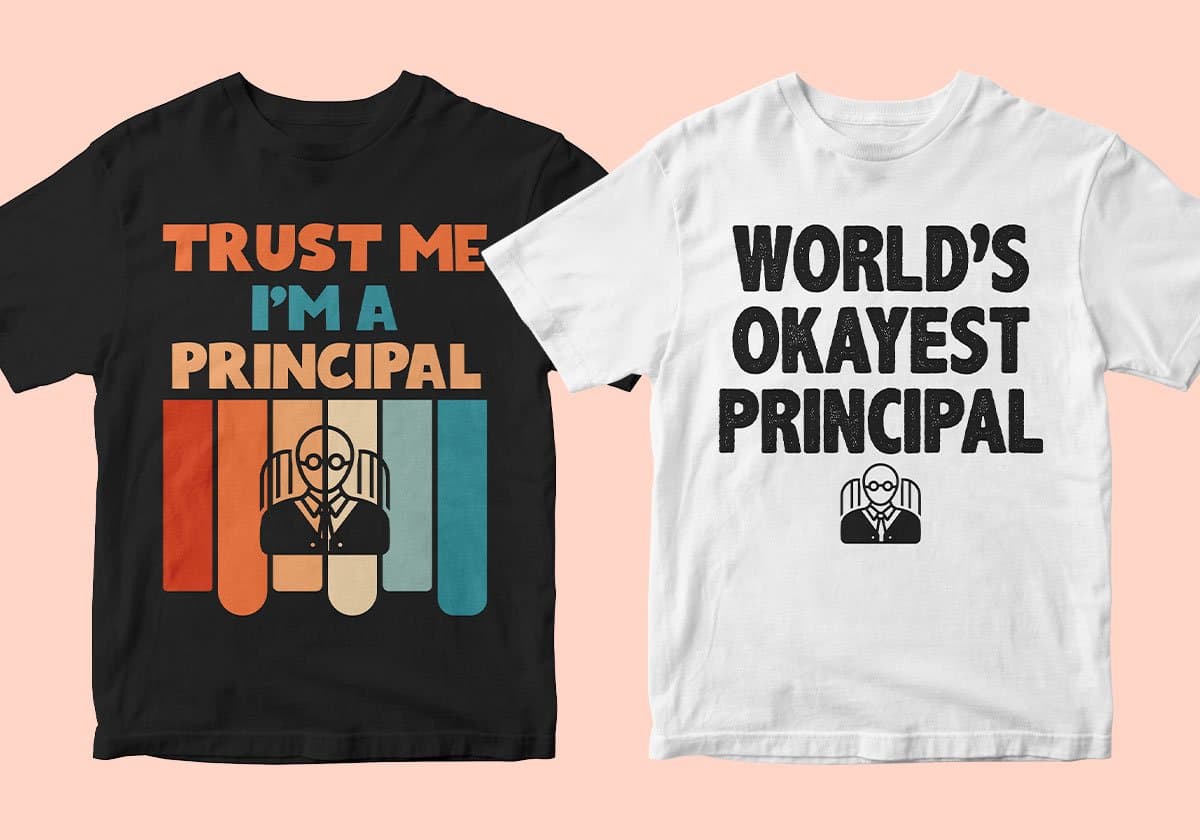 Principal 25 Editable T-shirt Designs Bundle