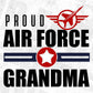 Proud Air Force Grandma Editable T shirt Design Svg Cutting Printable Files