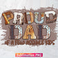 Proud Dad Of a Few Asshole Kids Father's Day T shirt Tumbler Design Png Sublimation Files