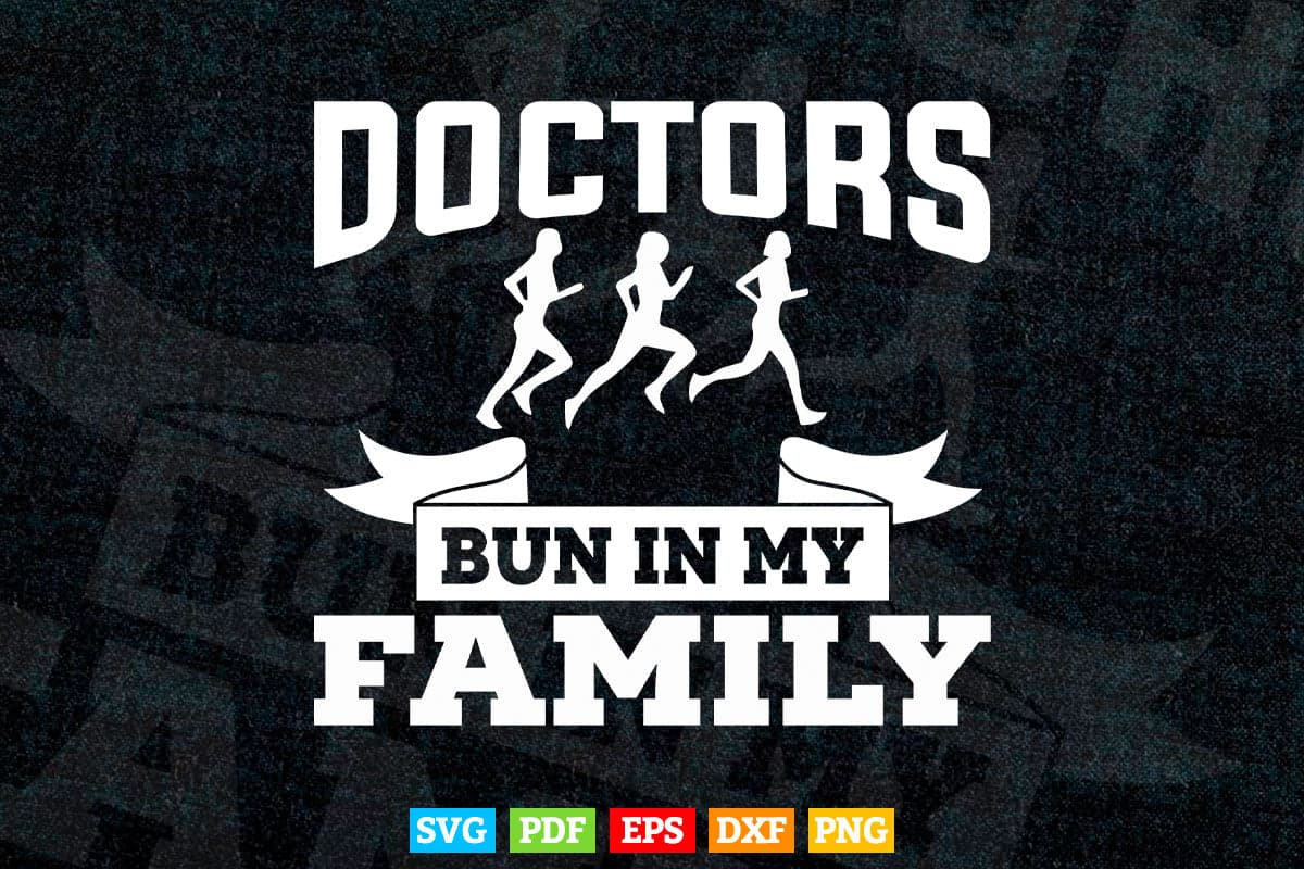 Proud Doctor Profession Runner Svg Png Files.