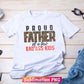 Proud Father of Bad Ass Kids Dad Camouflage Leopard Fathers Day T shirt Tumbler Design Sublimation Png File