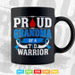 Proud Grandma Of a Tid Warrior Awareness Svg Png Cut Files.
