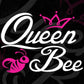 Queen Bee Editable Vector T-shirt Design in Ai Svg Png Files