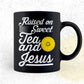 Raised On Sweet Tea and Jesus Vector T-shirt Design in Ai Svg Png Files