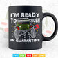 Ready To Crush 3 In Quarantine Monster Truck 3rd Birthday Svg T shirt Design.