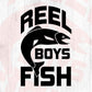 Reel Boys Fish T shirt Design In Svg Png Cutting Printable Files