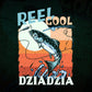 Reel Cool Dziadzia Fishing Father's Day Editable Vector T-shirt Design in Ai Svg Files
