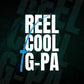 Reel Cool G-pa Fisherman Editable Vector T-shirt Design in Ai Svg Png Files