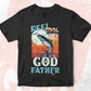 Reel Cool God Father Fishing Father's Day Editable Vector T-shirt Design in Ai Svg Files