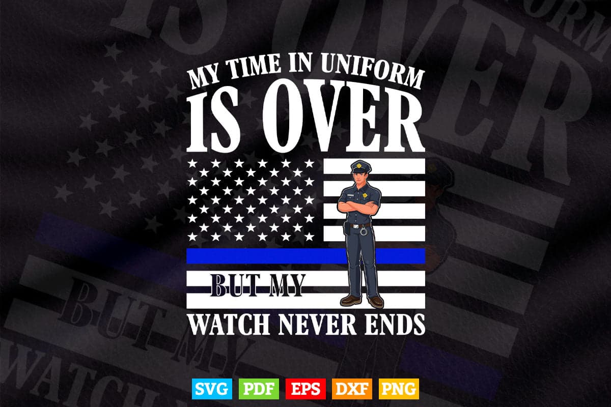 Retired Police Officer Retirement 2022 Law Enforcement Svg Digital Files.