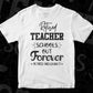 Retired Teacher Schools Out Forever Retired And Loving It Editable T shirt Design In Ai Svg Png Cutting Printable Files