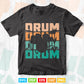 Retro Vintage Drumming Gift For Drummers Svg Cut Files.